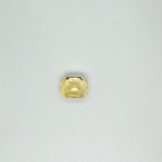 Yellow Sapphire (Pukhraj) 7.18 Ct Lab Tested